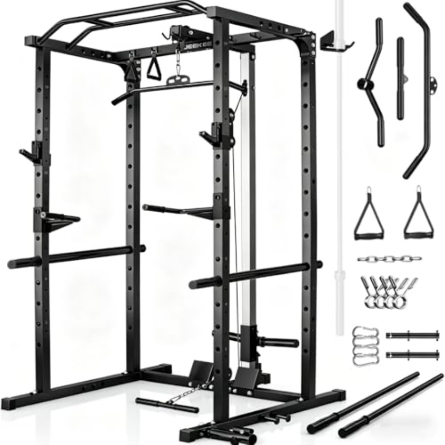 Home gym power rack with LAT p - Home Bar And Gym recensie en prijs