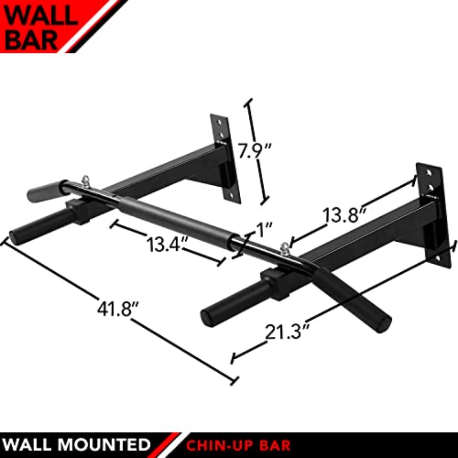 Wall Mounted Chin-Up Bar with  - Home Bar And Gym recensie en prijs