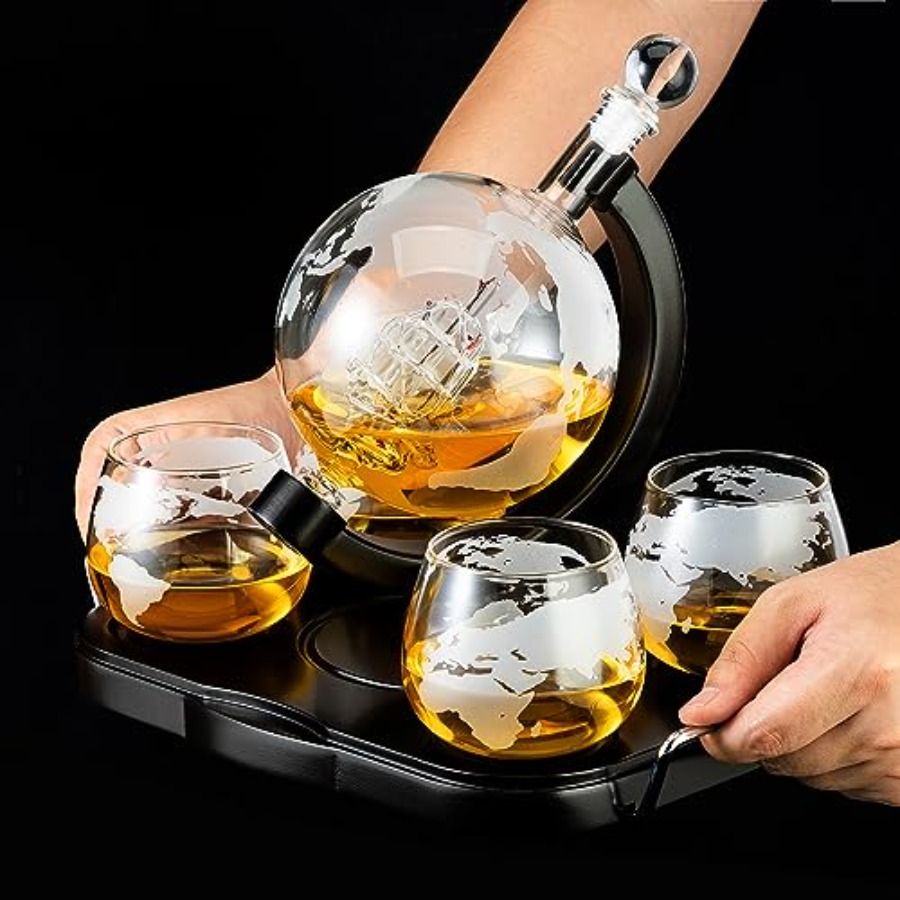 Whiskey Decanter Globe Set Gif - Decanter Globe Set recensie en prijs