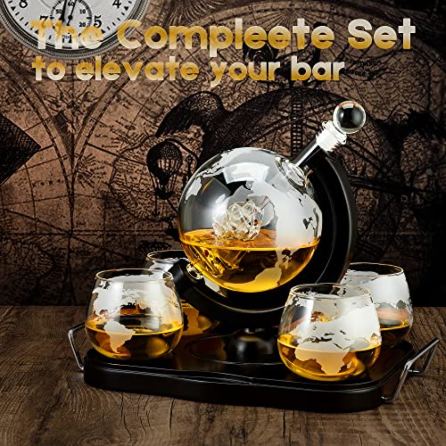 Whiskey Decanter Globe Set Gif - Decanter Globe Set recensie en prijs