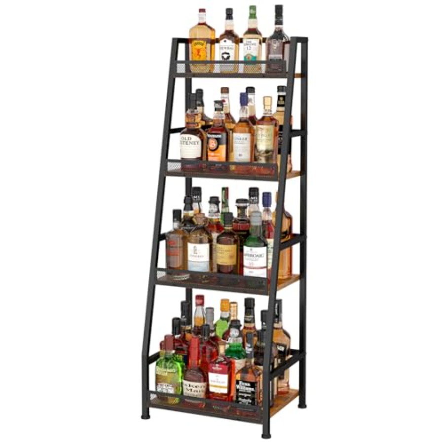 4-Tier Trapezoid Liquor Stand  - Home Bar Stand recensie en prijs