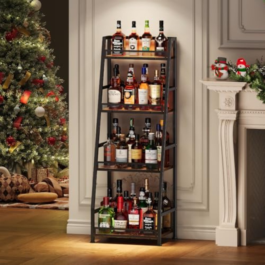 4-Tier Trapezoid Liquor Stand  - Home Bar Stand recensie en prijs