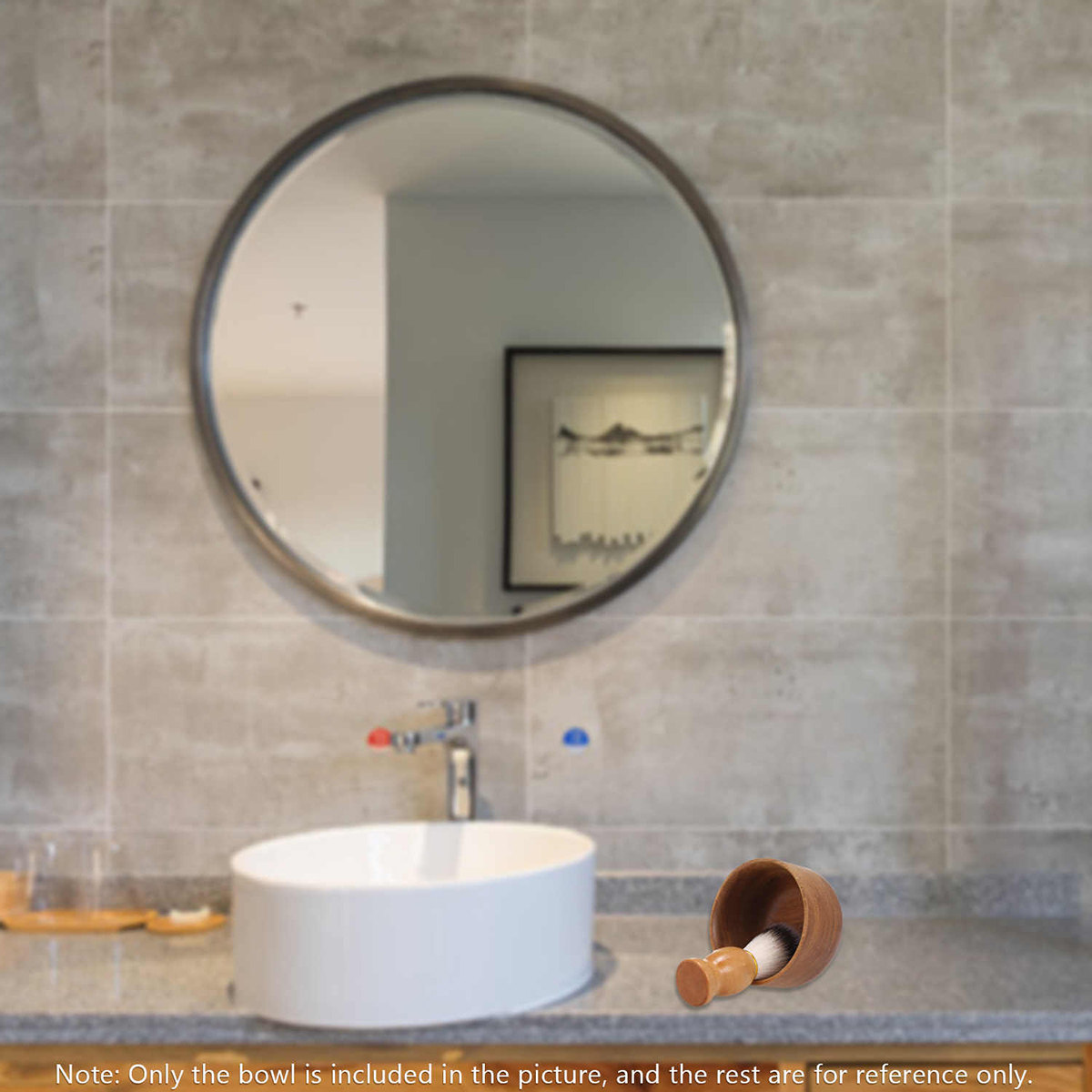 Wooden Men Shaving Bowl Light  - Home Barber recensie en prijs