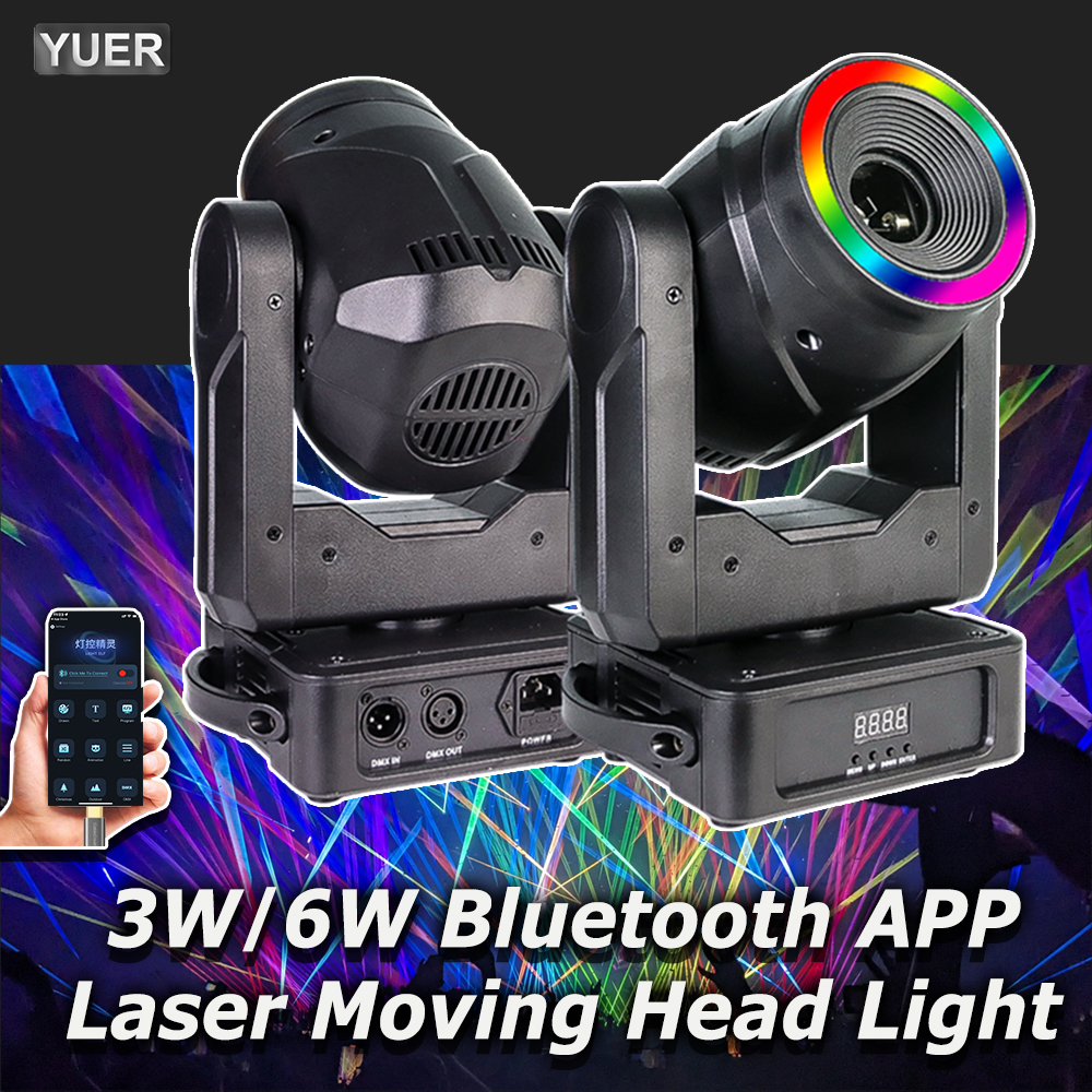 3W 6W RGB Laser Moving Head Li - Home Bar Android recensie en prijs