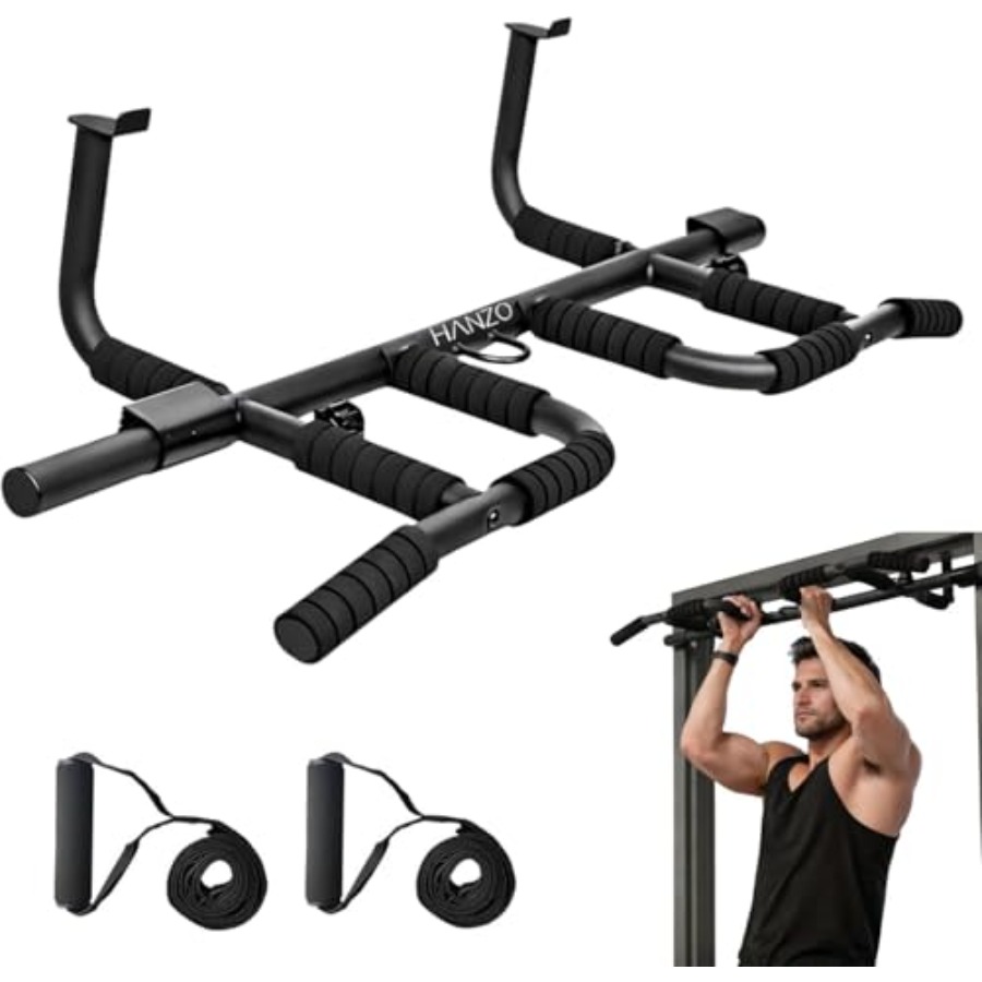 Doorway Pull Up Bar Set with S - Home Bar Setup recensie en prijs