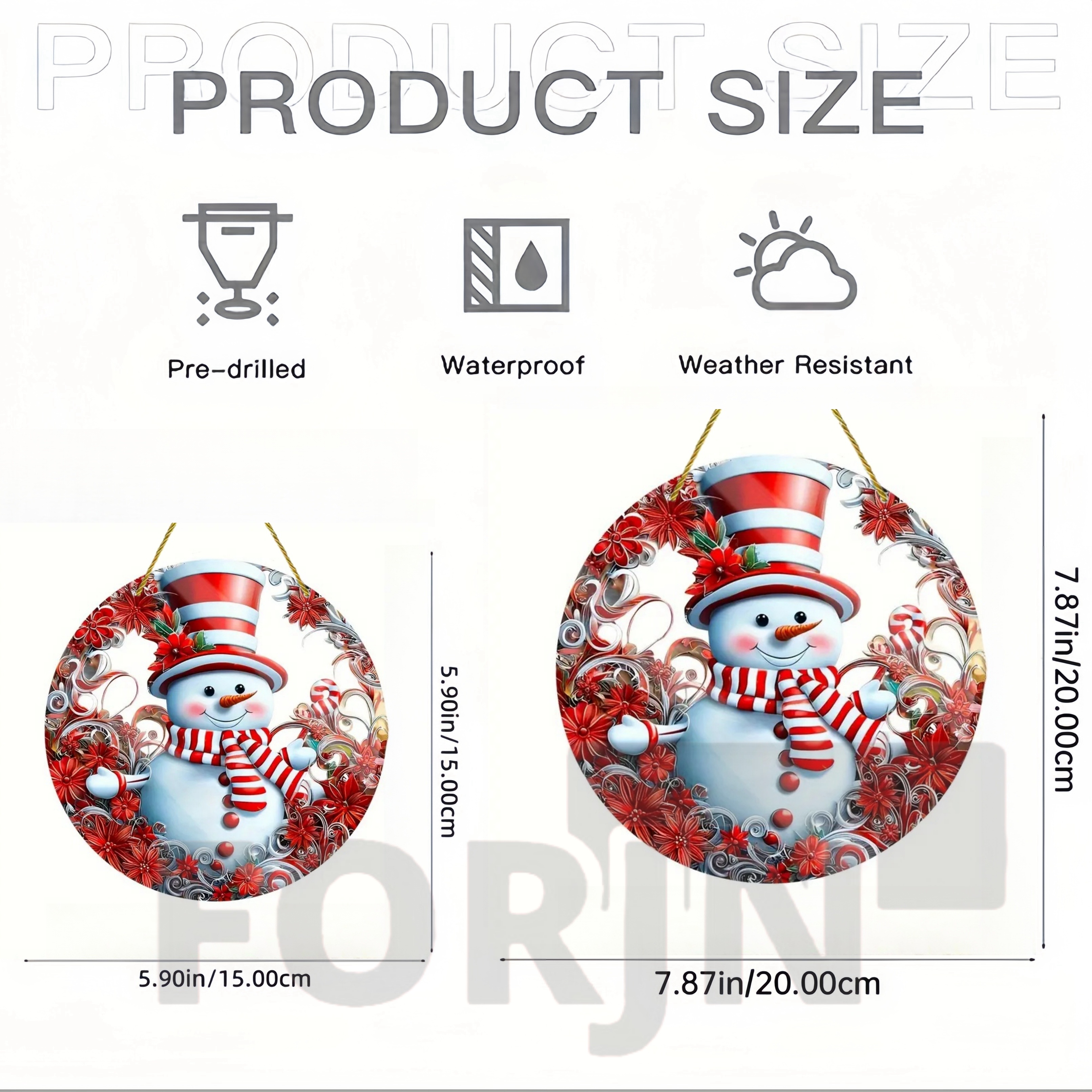 Christmas Snowman Acrylic Roun - Home Bar Cafe recensie en prijs