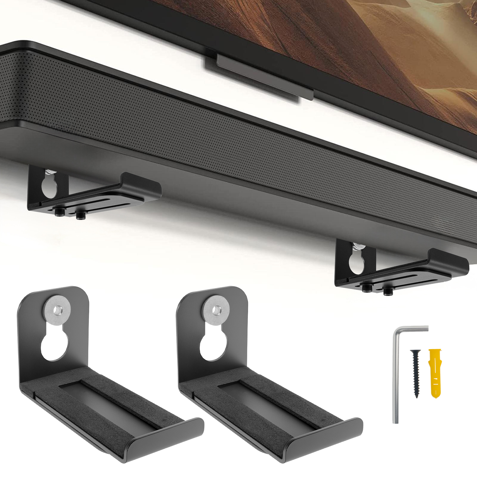 2Pcs Soundbar Speaker Stands W - Home Bar Stand recensie en prijs