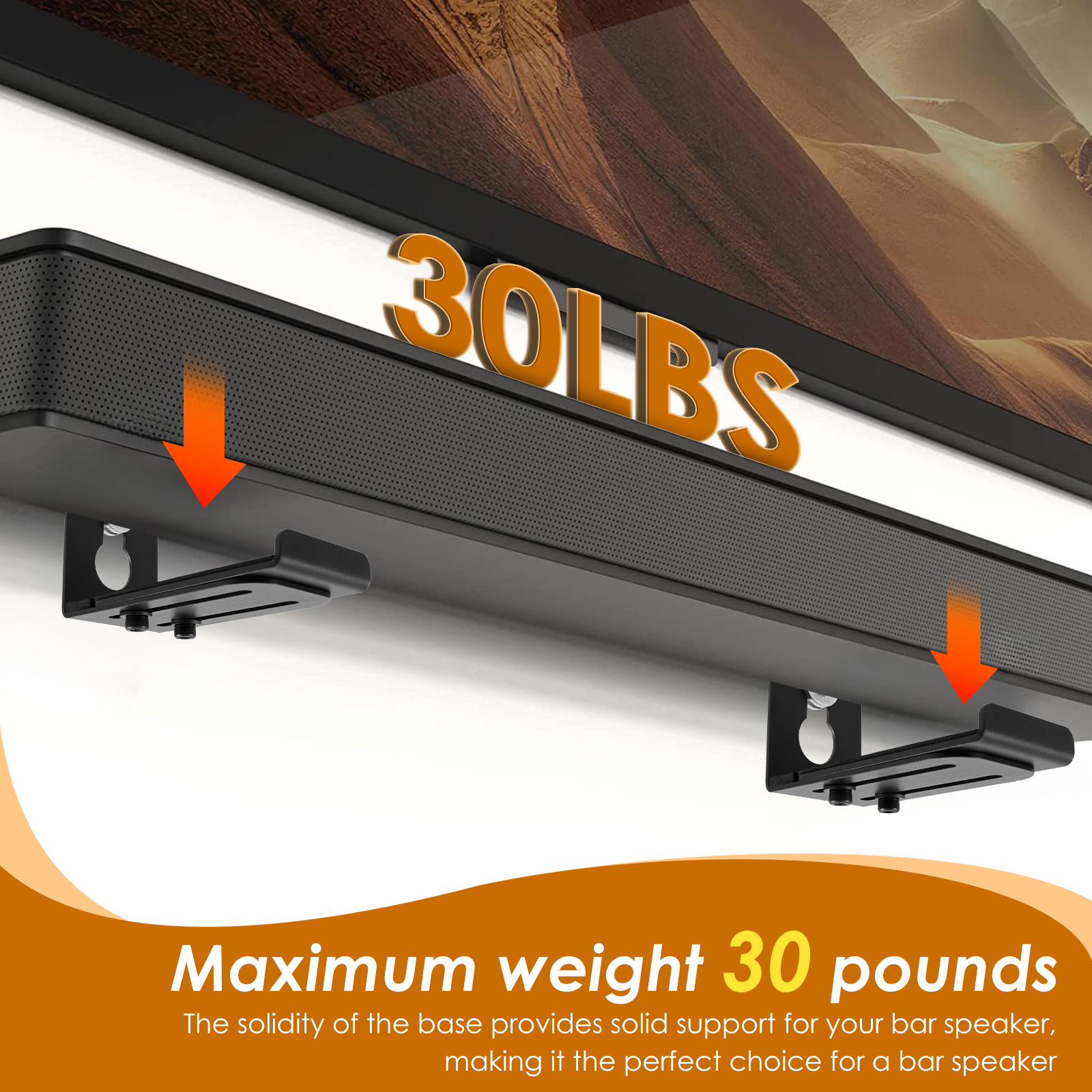 2Pcs Soundbar Speaker Stands W - Home Bar Stand recensie en prijs