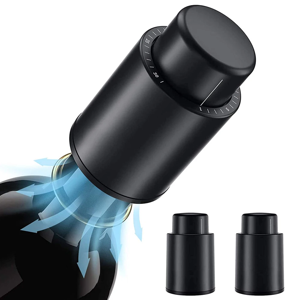 Vacuum Wine Bottle Cap Stopper - Wine Preservation Pump recensie en prijs