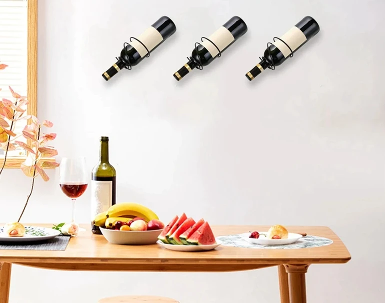 Pack Of 6 Wall Mounted Wine Ra - Home Bar Stand recensie en prijs
