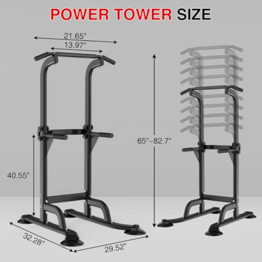 Adjustable Power Tower Pull Up - Home Bar Stand recensie en prijs