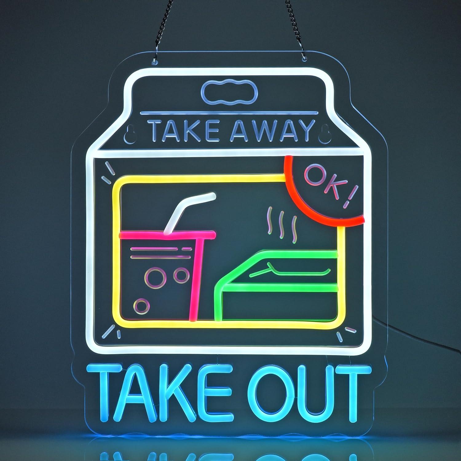 Take Out Neon Sign LED Lights  - Home Bar Signs recensie en prijs