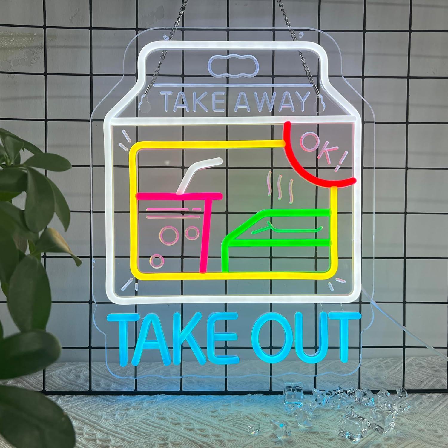 Take Out Neon Sign LED Lights  - Home Bar Signs recensie en prijs