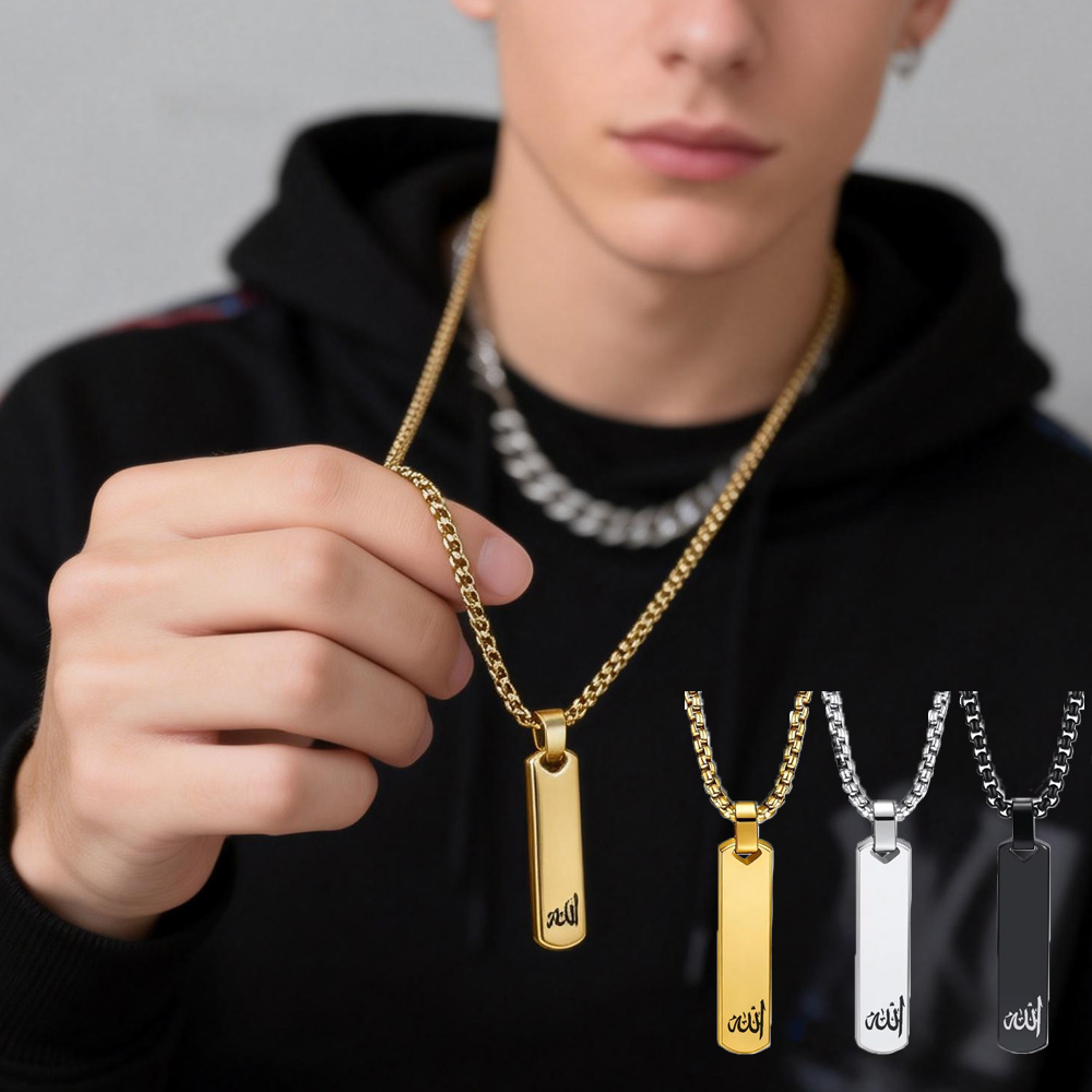 3D Bar Necklace, Cool Simple D - Bar Cart Gold recensie en prijs