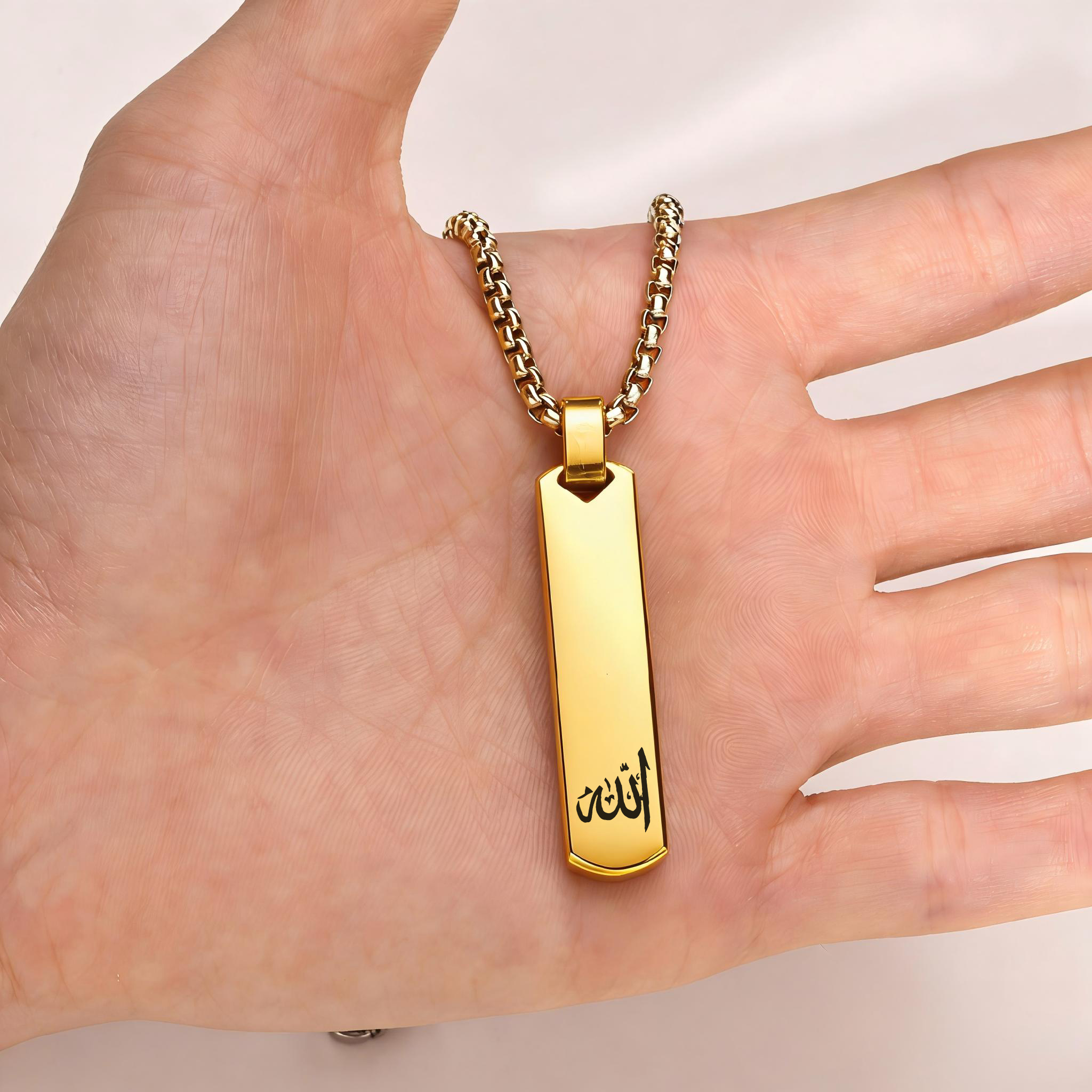 3D Bar Necklace, Cool Simple D - Bar Cart Gold recensie en prijs