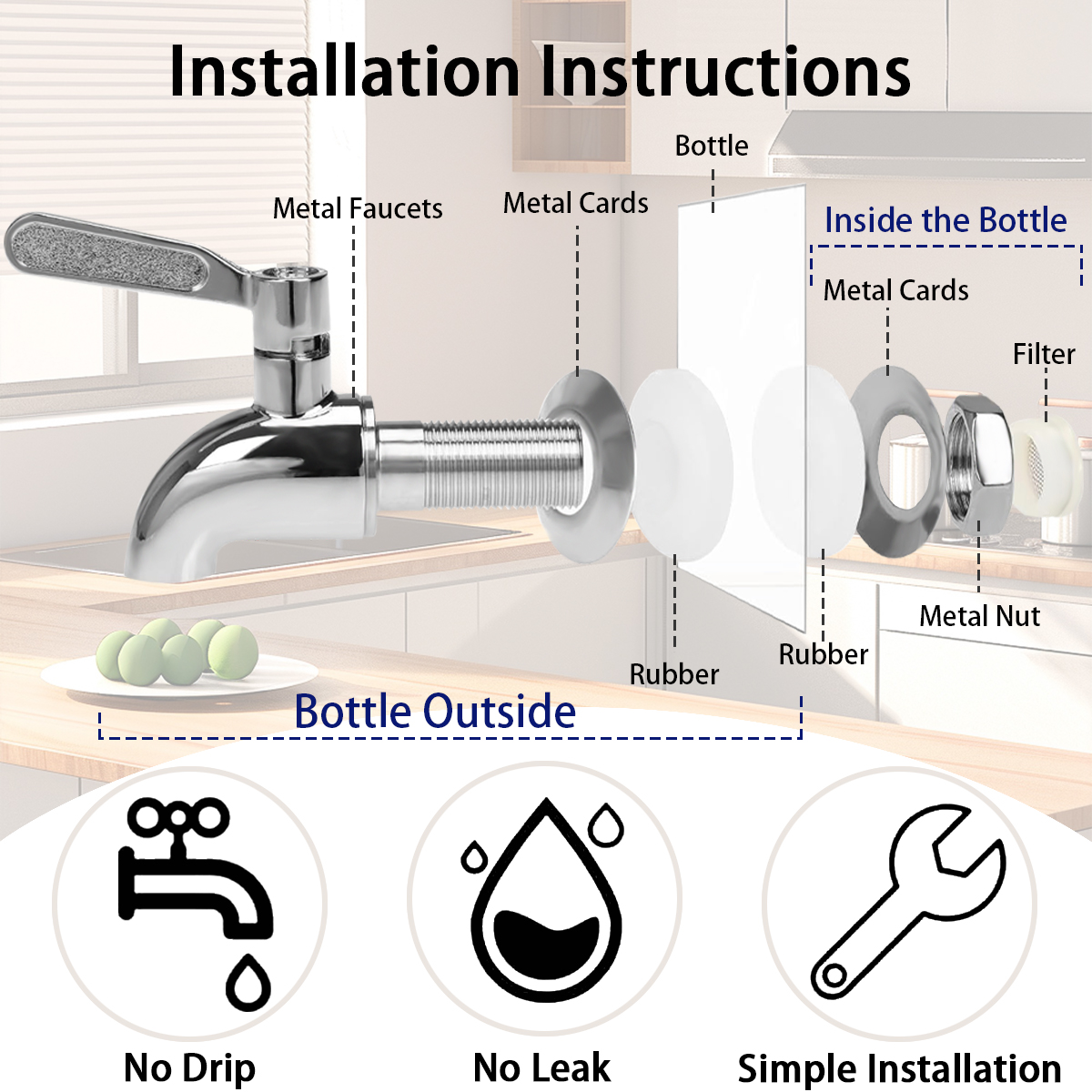 Drink Dispenser 2 Packs 1 Gall - Citrus Juicer Bar recensie en prijs