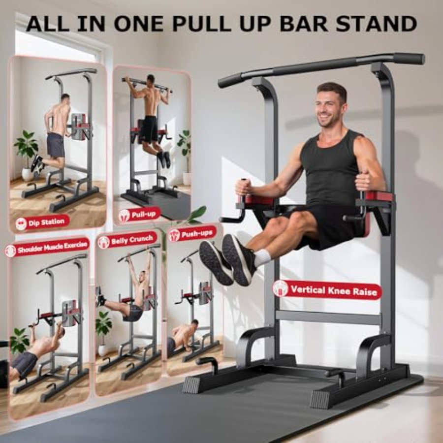 Power Tower Dip Station Pull U - Home Bar And Gym recensie en prijs