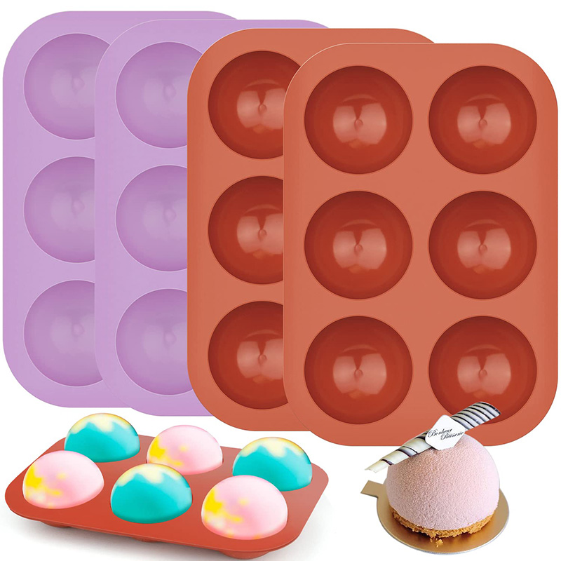 6 Cavities Semicircle Silicone - Ice Mold Sphere recensie en prijs