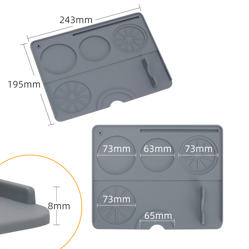 Coffee Tamper Mat Espresso Por - Bar Mat Rubber recensie en prijs