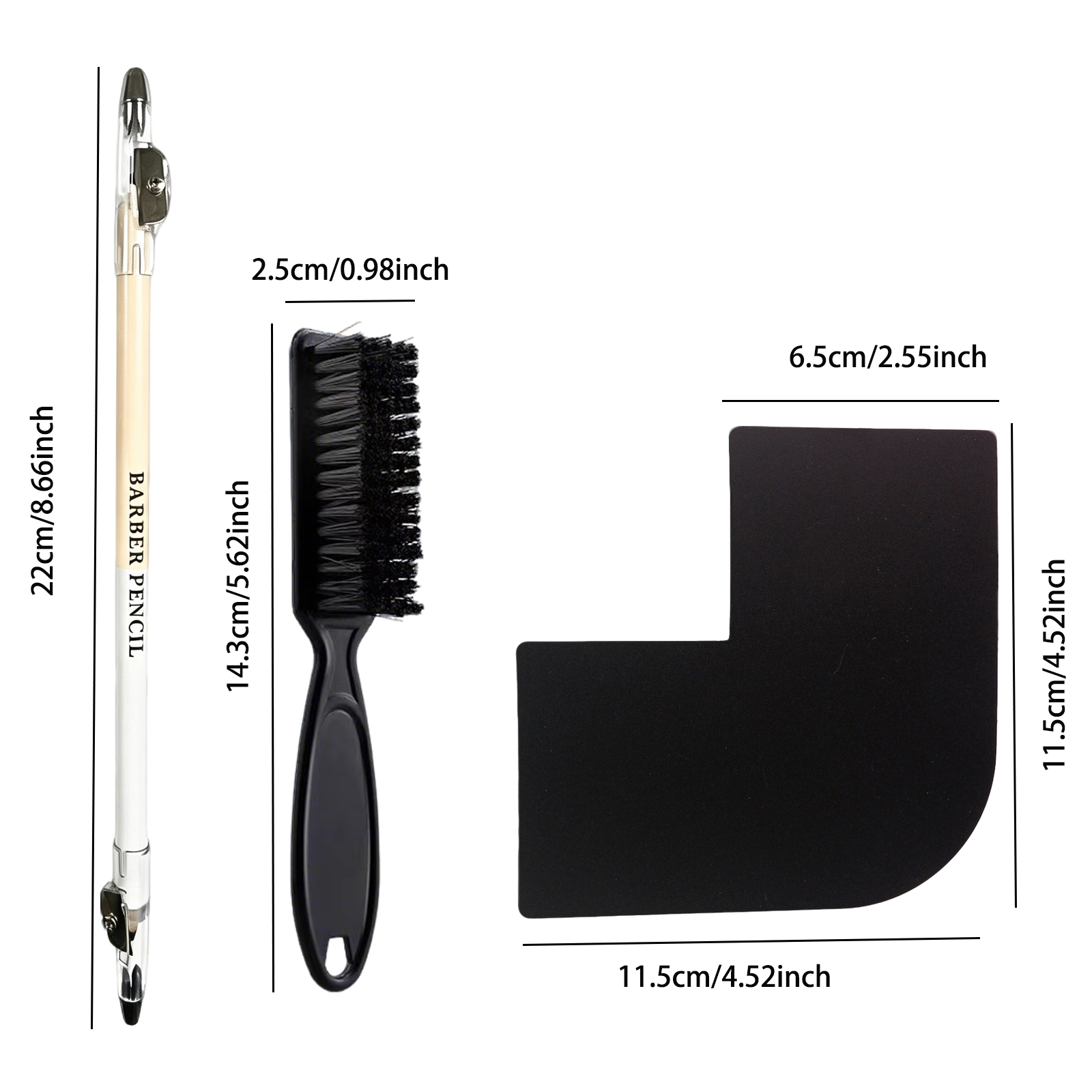 3Pcs Double-sided Barber Beard - Home Barber recensie en prijs