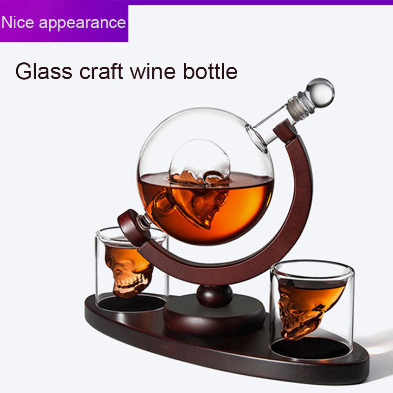 Skull Globe Whiskey Decanter S - Decanter Globe Set recensie en prijs