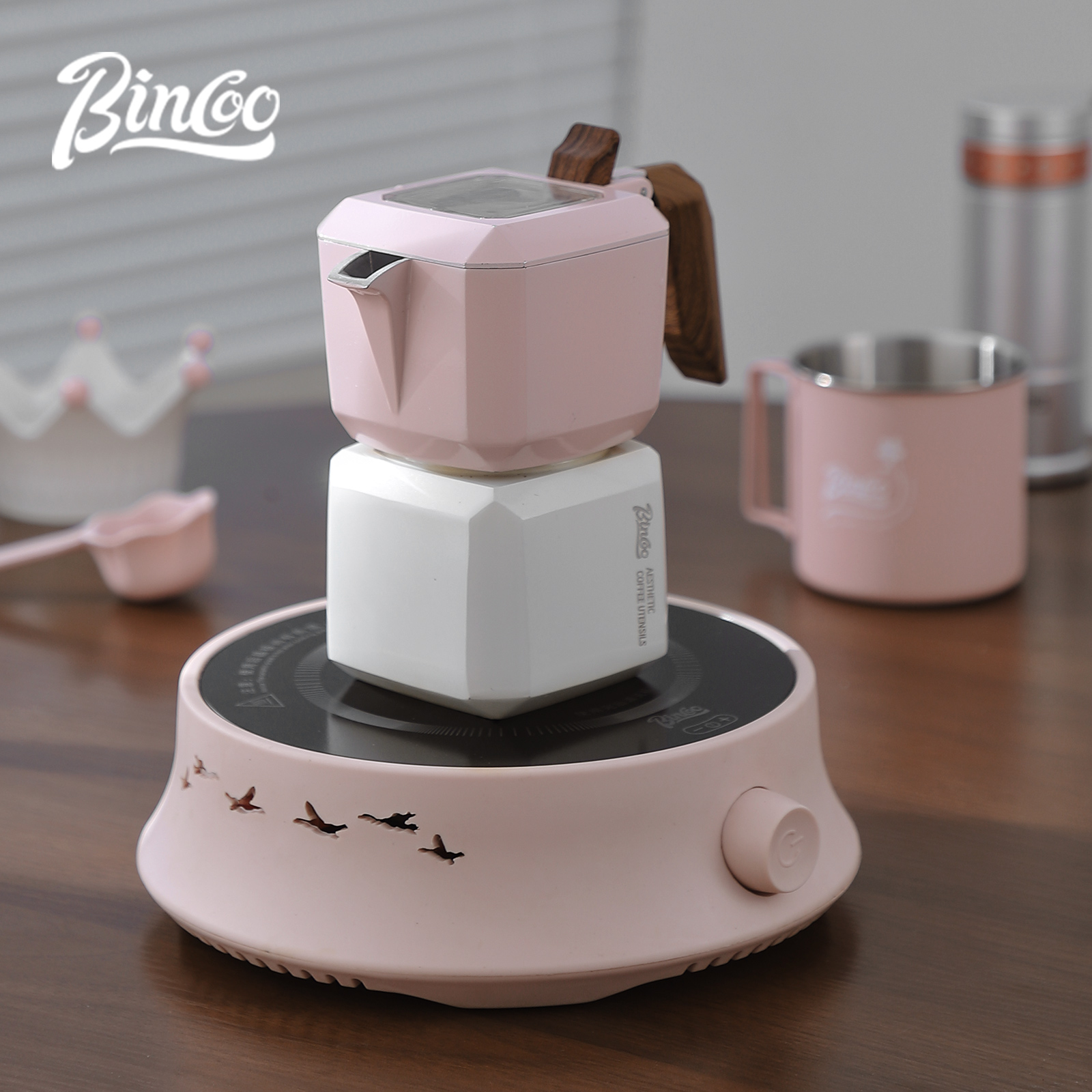 BINCOO Dual Valve Moka Pot Squ - Home Barista recensie en prijs