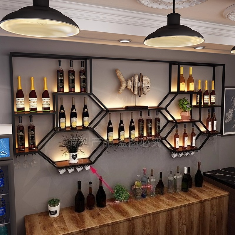Metal Shelves Wine Cabinet Liv - Home Bar Shelf recensie en prijs