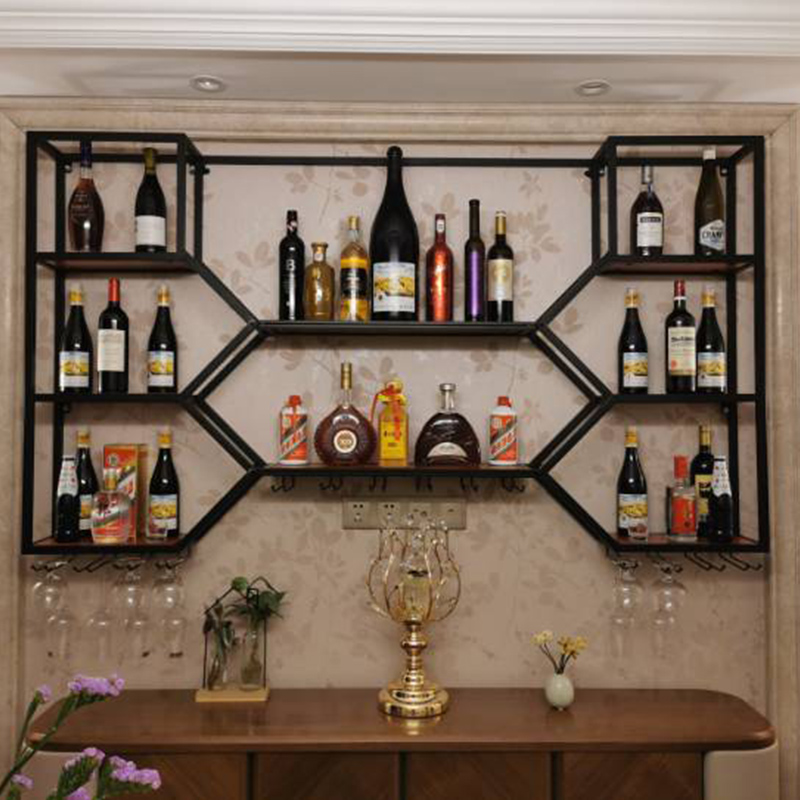 Metal Shelves Wine Cabinet Liv - Home Bar Shelf recensie en prijs