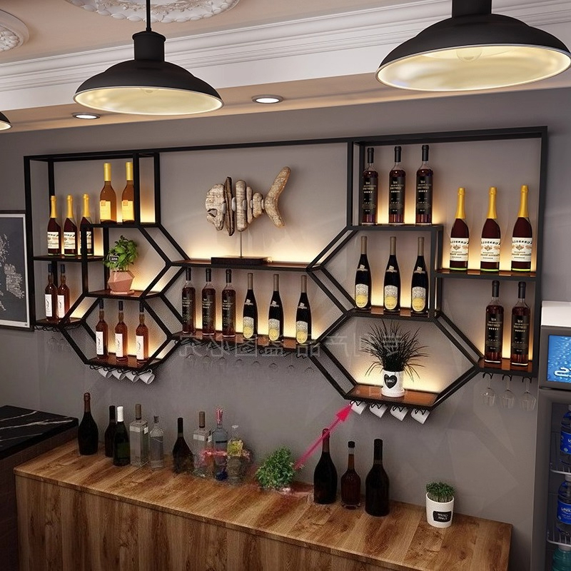 Metal Shelves Wine Cabinet Liv - Home Bar Shelf recensie en prijs