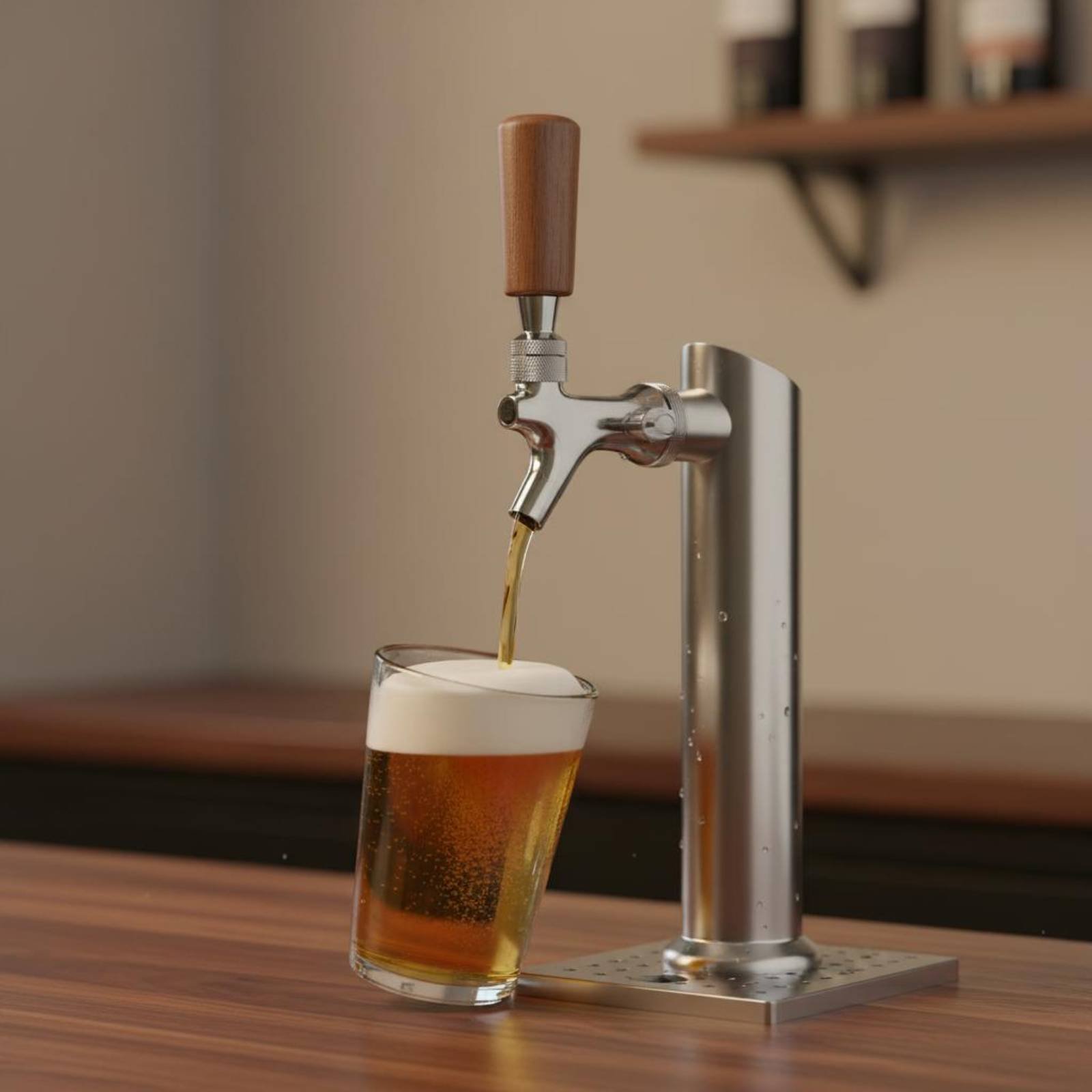 Short Wooden Beer Handle Solid - Home Bar Accessories recensie en prijs