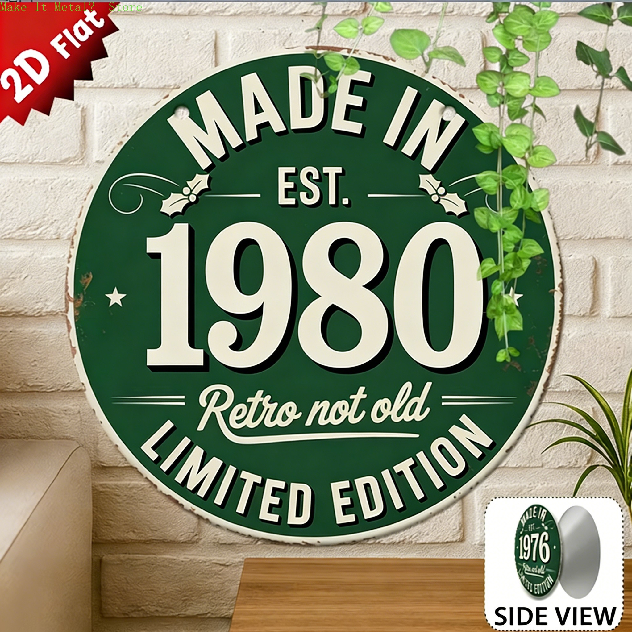 Made in 1976 Retro Not Old 2D  - Home Bar Accessories recensie en prijs