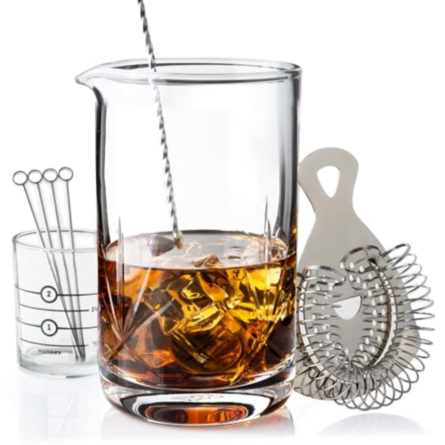 Cocktail Mixing Glass, Old Fas - Home Bar Set recensie en prijs
