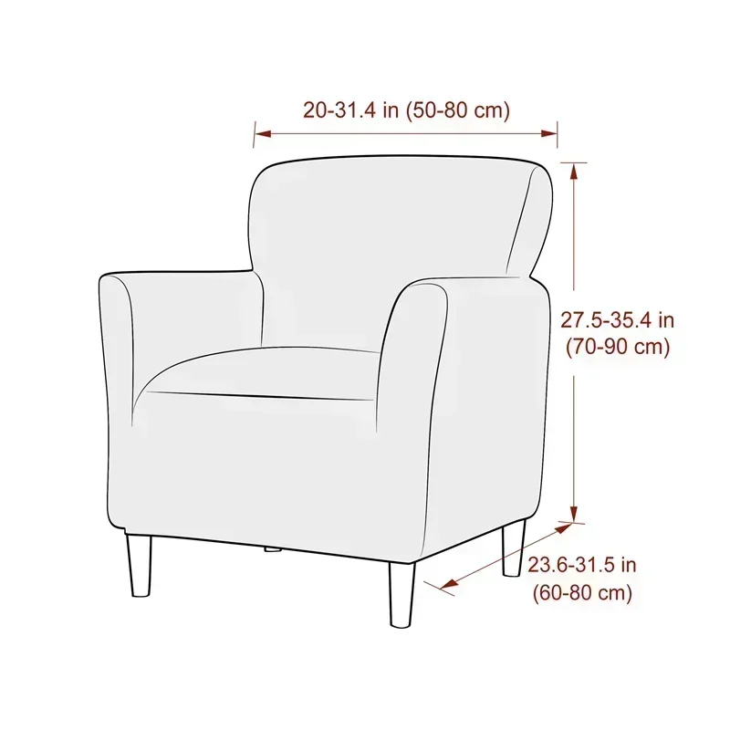 1PC Jacquard Tub Armchairs Cha - Home Bar Seating recensie en prijs