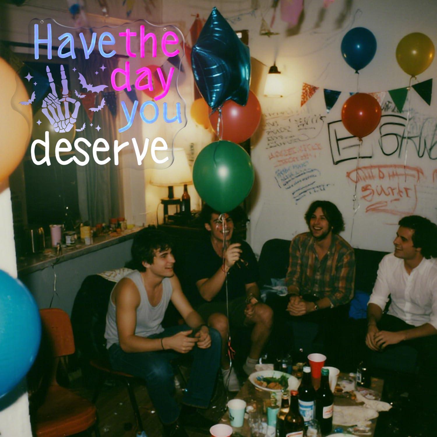 Have The Day You Deserve Neon  - Home Bar Signs recensie en prijs
