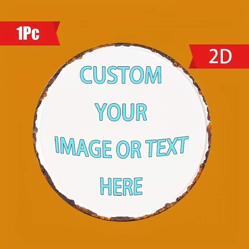 Custom Round Metal Tin Sign, P - Home Bar Accessories recensie en prijs