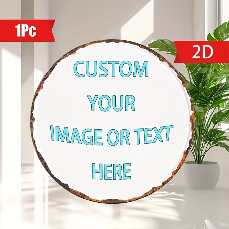 Custom Round Metal Tin Sign, P - Home Bar Accessories recensie en prijs