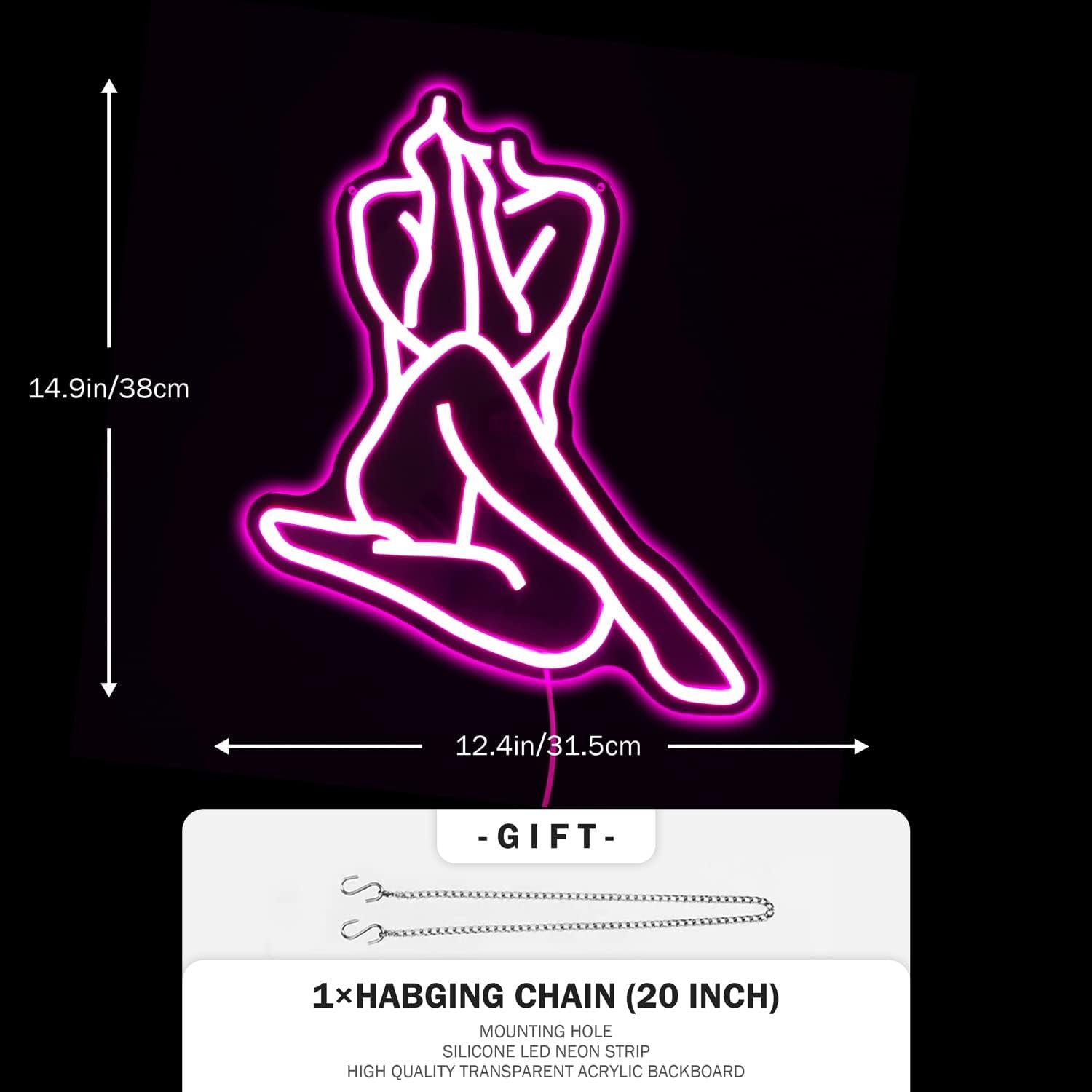 Lady Neon Sign Dimmable LED Li - Home Bar Signs recensie en prijs