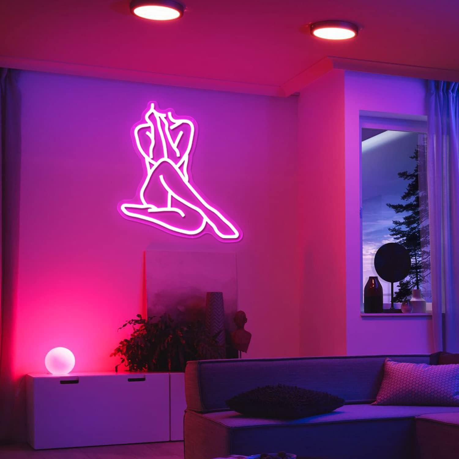 Lady Neon Sign Dimmable LED Li - Home Bar Signs recensie en prijs