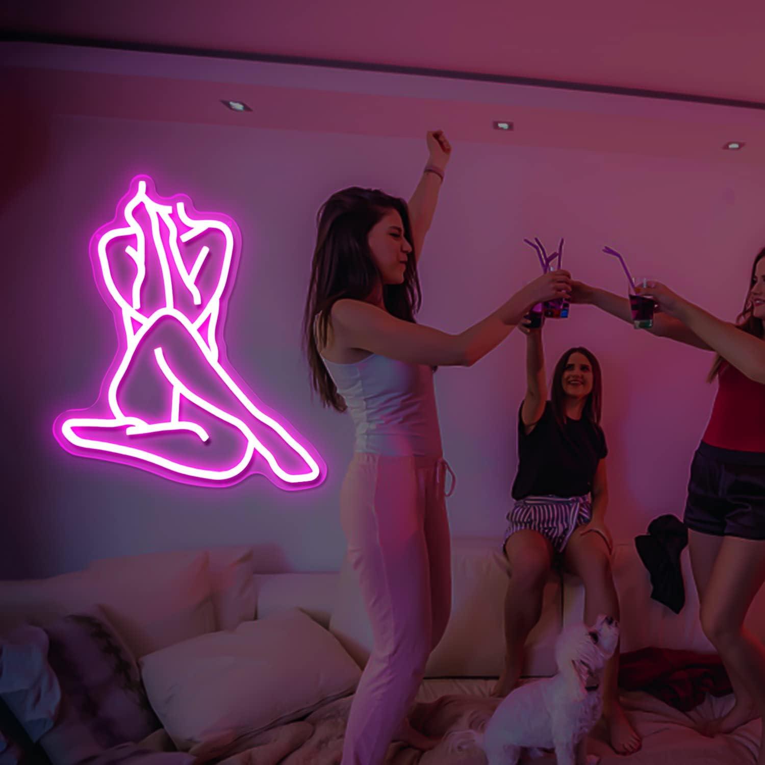 Lady Neon Sign Dimmable LED Li - Home Bar Signs recensie en prijs